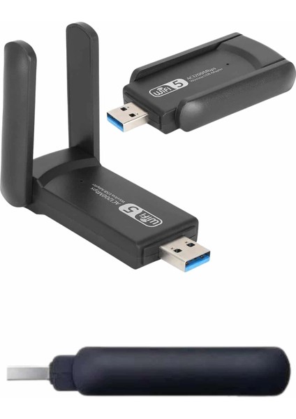 Wifi Alıcı Dual Band USB 3.0 Adaptör Kablosuz Windows 7/8/10/11