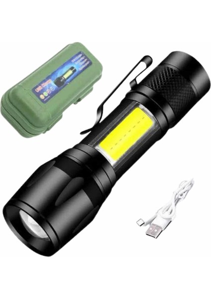 LED Lamba El Feneri Küçük Taşınabilir USB Şarjlı Acil Durum Lambası indirimleri