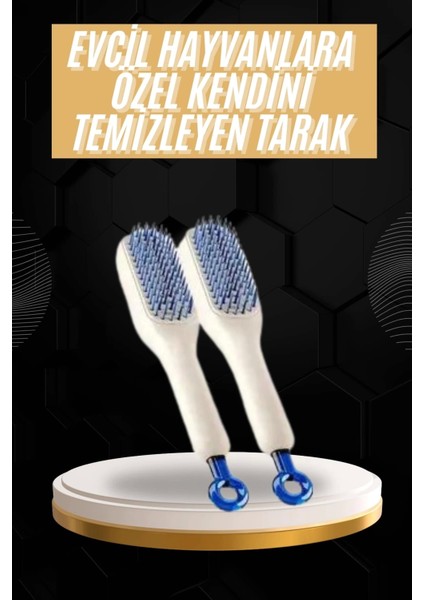 Kolay Temizlenen Fırçası Evcil Hayvanlara Özel Tüy Temizleme