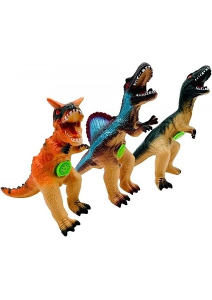 Plastik Sesli Dinazor - 1 Adet Stokta Olan Gönderilir