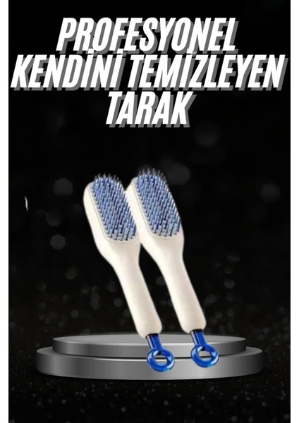 Kendi Kendini Temizleyebilen Hijyenik Saç Fırçası Anti-Statik Teknolojisi