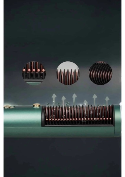 Üflemeli Fön Tarak Düzleştirici Seramik Kaplama Elektriklenme Karşıtı fırsatları