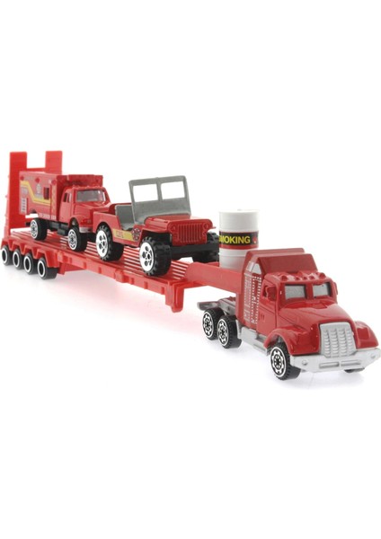 Die Cast Metal Tırlı ve Jeepli Itfaiye Seti