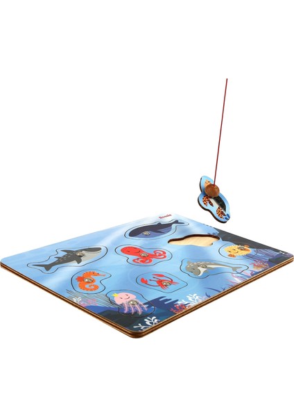 Rossie Ahşap Balık Tutma Oyunu ve Puzzle