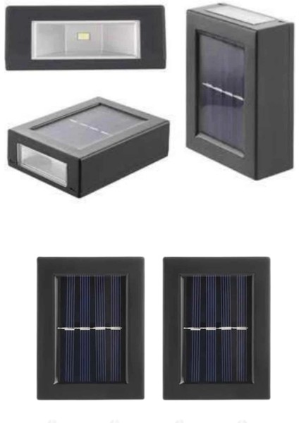 Solar Güneş Enerjili Çift Taraflı Duvar Lambası Çift Taraflı Duvar Lamba Güneş Enerjili modelleri