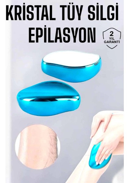 Epilasyon Aleti Bacaklar Kollar Için Yıkanabilir Kristal Epilatör Tüy Silgi