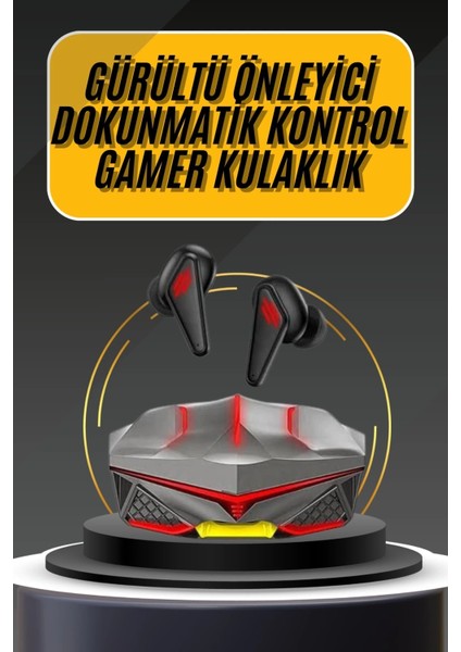 Bluetooth Kulaklık Hd Ses Işıklı Metal Kasa Ios Android Uyumlu Mikrofonlu