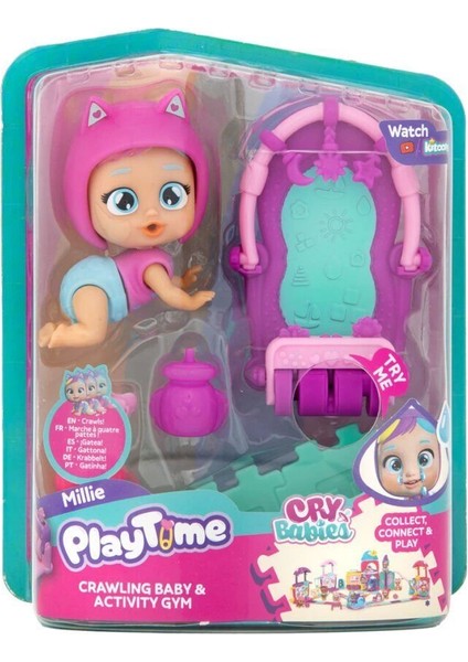 CYP04000 Cry Babies Play Time Mini Millie Bebek ve Aktivite Halısı