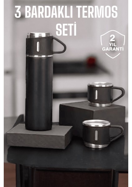 500 ml Kapasiteli Taşınabilir Basınçlı Termos Seti Günlük Kullanım Için Ideal