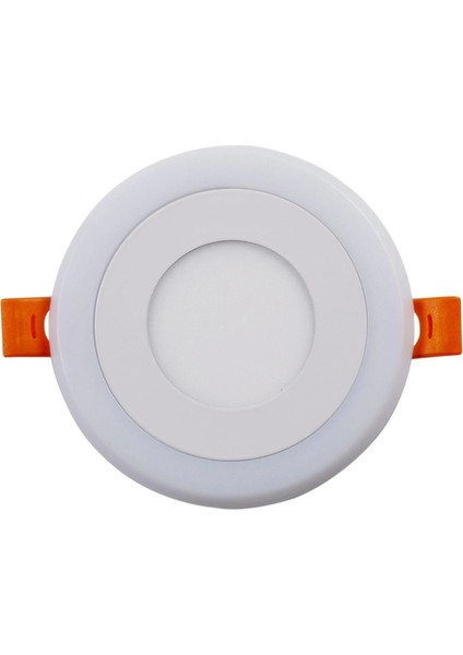 Noas YL11 0300 Sıva Altı 3+3W 3 Fonksiyonlu Yuvarlak LED Spot 6500K Beyaz+Mavi