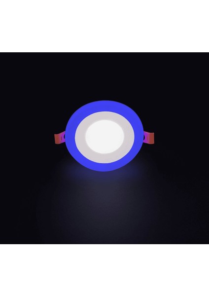 Noas YL11 0300 Sıva Altı 3+3W 3 Fonksiyonlu Yuvarlak LED Spot 6500K Beyaz+Mavi fiyatları
