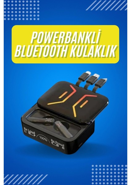 Gaming Bluetooth Kulaklık Dahili Powerbank Kablolu Düşük Gecikmeli Bluetooth 5.2