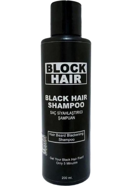 Black Hair Beyaz Saçları Siyahlaştıran Doğal Görünüm ve Anında Etkili Şampuan 200 ml indirimleri