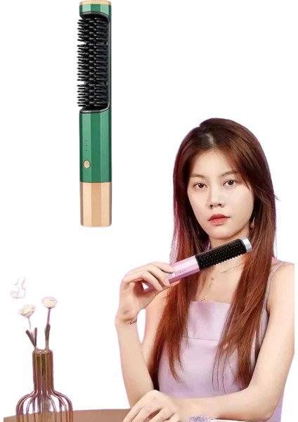 Düzleştirici Fırça Saç Düzleştirici Arada Fön Tarak Taşınabilir modelleri