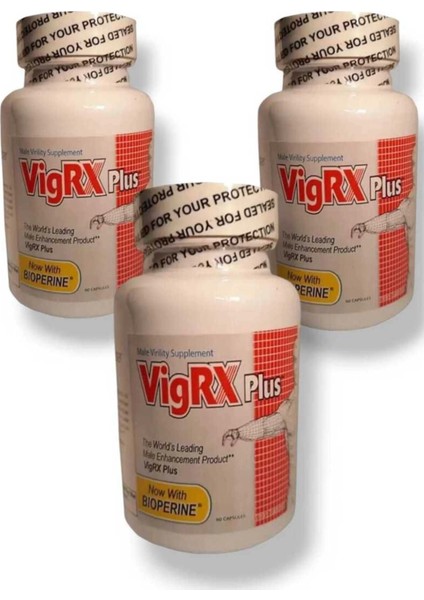 Vigrx Plus Penìs Geliştirici, Sertlik Kazanımı, Performans Takviyesi 60'lı x 3 Adet