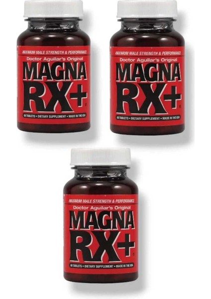 Magna Rx+ Erkeklere Özel Pènìs Geliştirici Performans Takviyesi 60'lı x 3 Adet