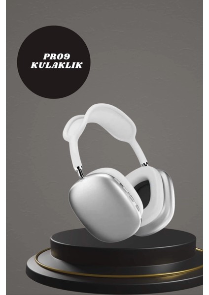 Kulak Üstü P9 Kablosuz Bluetooth Kulaklık ve 7 Kordonlu Akıllı Saat