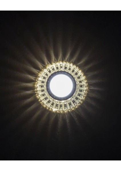 Noas YL65 1727 Troya LED Çerçeveli 4000K Kristal Cam Spot Kasa - Priz ve Anahtar Için Uyumlu Çerçeve fiyatları