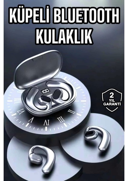 Bluetooth Kulaklık Oyuncu Kulaklığı Küpe Görünümlü Dijital Göstergeli