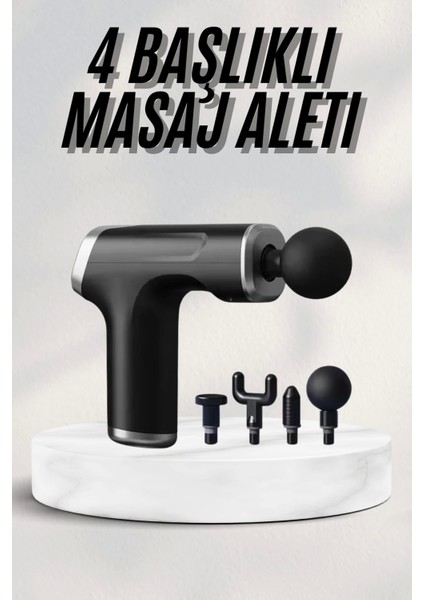 Masaj Tabancası 24V Type-C Hızlı Şarj Girişli Masaj Aleti Uzun Ömürlü