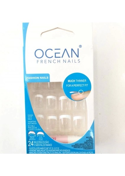 Şeffaf Takma Tırnak (İnce French) 192A