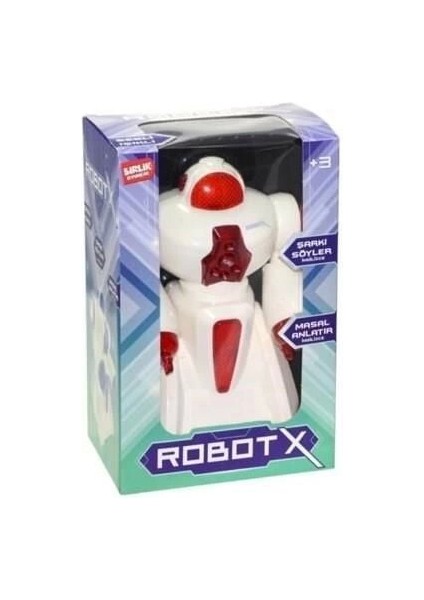 Türkçe Sesli Pilli Robot x Oyuncak