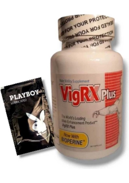 Vigrx Plus Erkek Performansı Arttıran Pen S Geliştirici 60 Lı + Yanında Playboy Jel Hediye