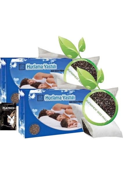 Anti-Snoring Pillow - Karabuğday Yastığı 50 x 70 cm x 2 Adet + Jel