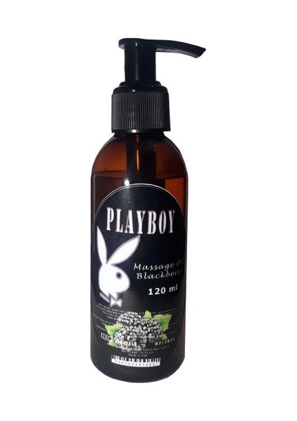 Black Berry Aromaterapi 120 ml Böğürtlenli Erotiik Masaj Yağı / Playboy Blackberry Massage Oil 120 ml