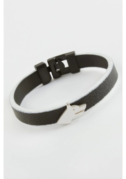 Kurt Kaliteli Suni Deri Bileklik