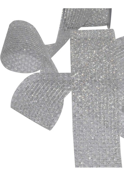 File Sim Kurdele 25 mm Gümüş 5 Metre