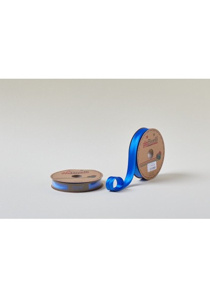 Biye Saten Katlı 020 Saks 2 cm 25 Metre %100 Polyester