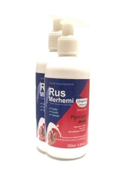 Rus Merhemi Tüy Dökücü Krem Merhem 250 ml 2 Adet - 000031KI