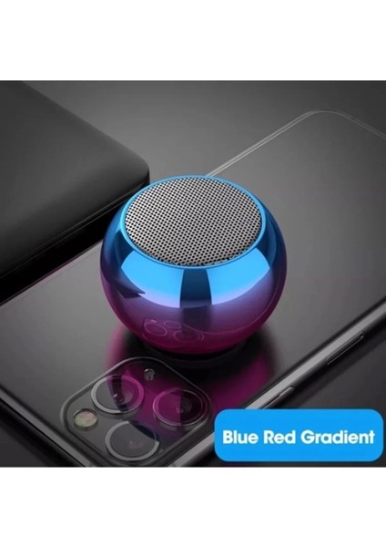 Metal Mini Kablosuz Hoparlör Şarjlı 4w Mini Bluetooth Speaker Tws Özellikli Ses Bombası