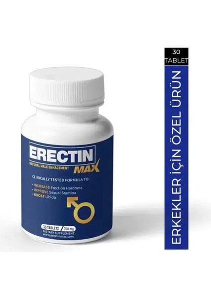 Erectin Max PEN1S Boyutlandırıcı Performans Takviyesi 30'lu + Playboy Libido Cream 125 ml