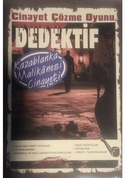 Cinayet Çözme Oyunu Dedektif - Kazablanka Malikanesi Cinayeti