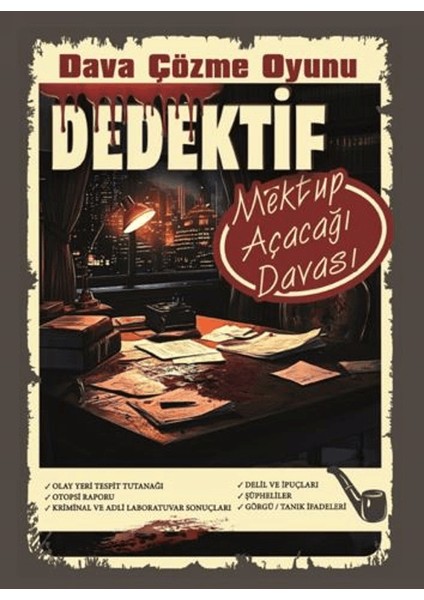 Cinayet Çözme Oyunu Dedektif - Mektup Açacağı Cinayeti