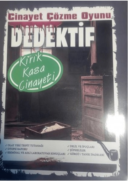 Cinayet Çözme Oyunu Dedektif - Kırık Kasa Cinayeti
