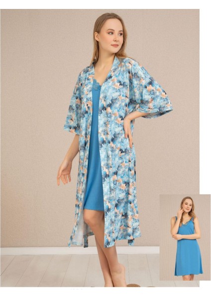 Perfect Club Kadın Gecelik Sabahlık Takım 4356 - 1 Adet