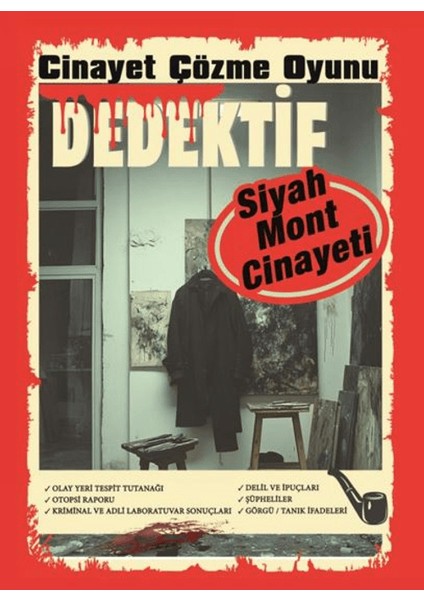 Cinayet Çözme Oyunu Dedektif - Siyah Mont Cinayeti