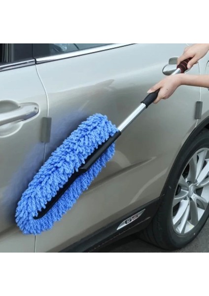 Teleskopik Mikrofiber Araç Yıkama Fırçası