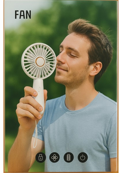 USB Şarjlı Taşınabilir Mini El Tipi Fan – Sessiz ve Güçlü Serinlik fırsatları