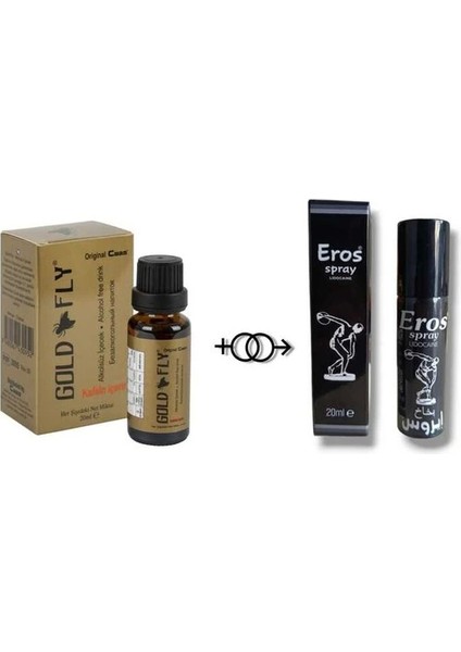 Gold Fly Kadınlara Özel Damla + Eros Sprey