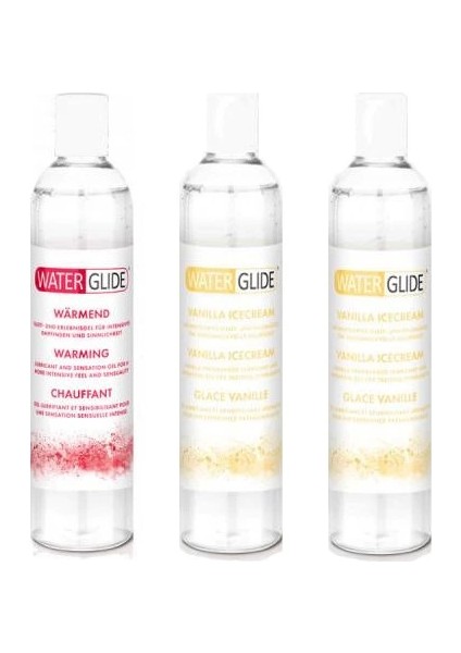 Warming Lubricant 400 ml 1 Adet + Vanilla Icecream Lubricant 400 ml Vanilya Aromalı 2 Adet