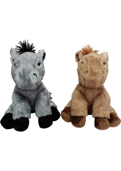 PB31558-23 Peluş Oturan At 23 cm - 1 Adet Stokta Olan Gönderilir