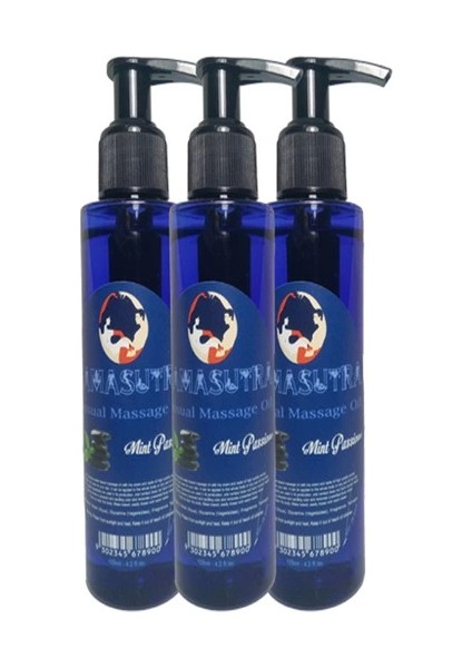Nane Aromalı Vücut Masaj Yağı Mint 125 ml 3 Adet