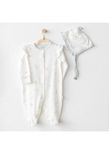 Andywawa AC25510 Love Family Bebek Tulum Takım Ekru