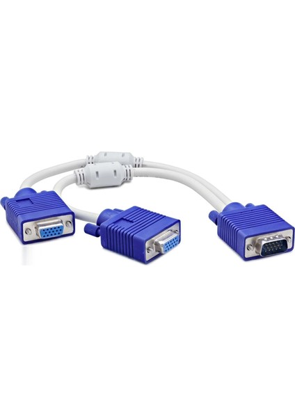 VGA To 2 * VGA F Y Kablo 30CM Beyaz HDX7753
