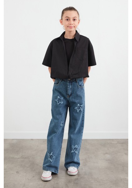 Cepli Tişörtlü Kız Çocuk Gömlek fiyatları