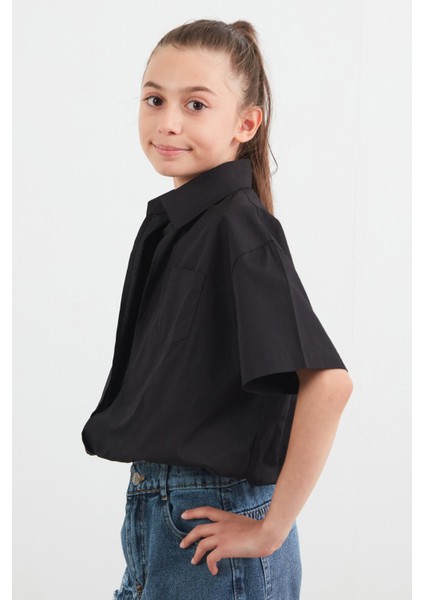 Cepli Tişörtlü Kız Çocuk Gömlek fırsatları